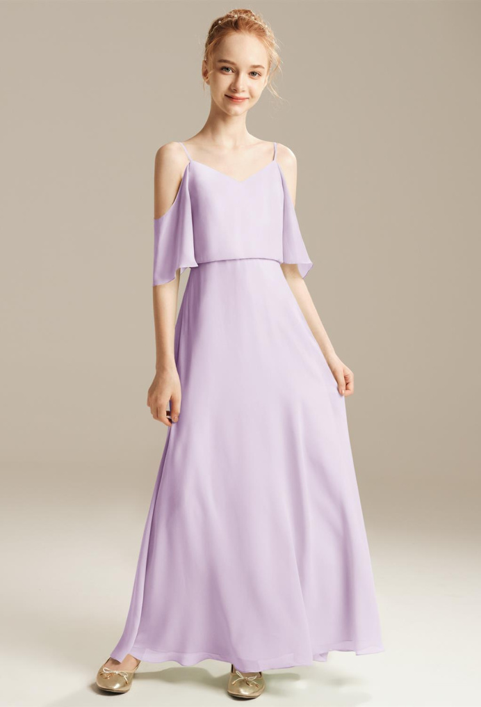 AW Trixie Lilac  Junior Bridesmaid Dresses