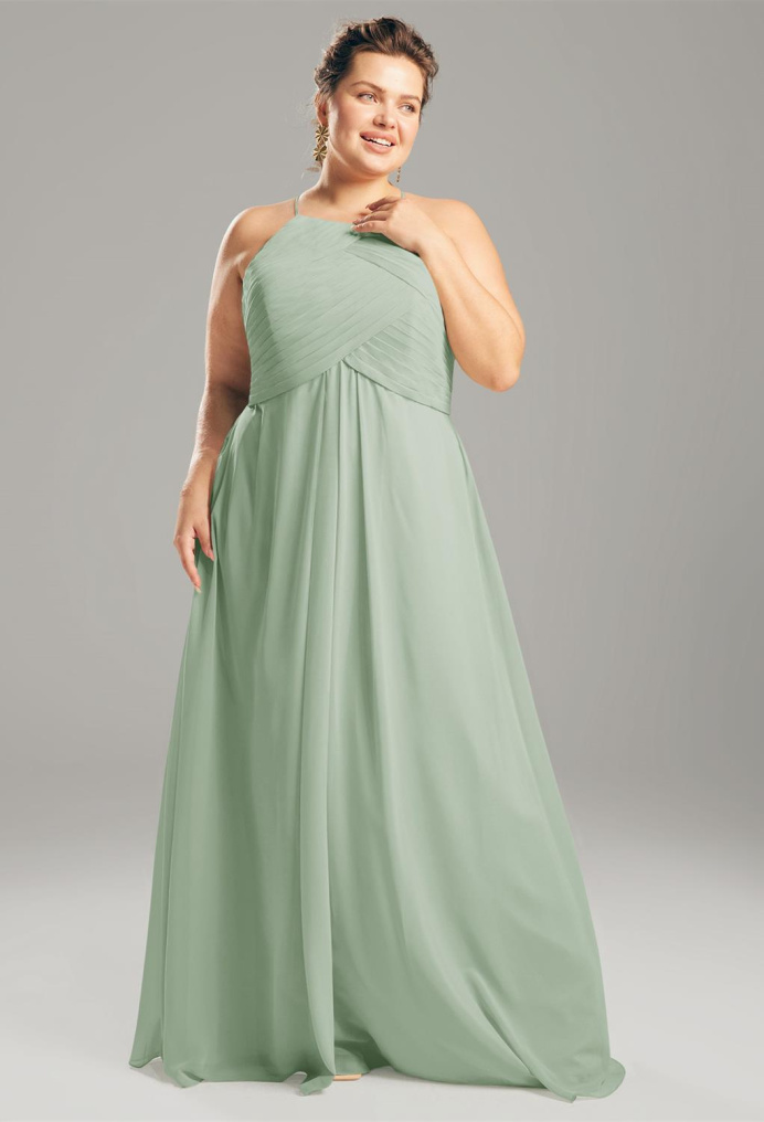 AW Aderes Sage Green  Plus Size Dresses