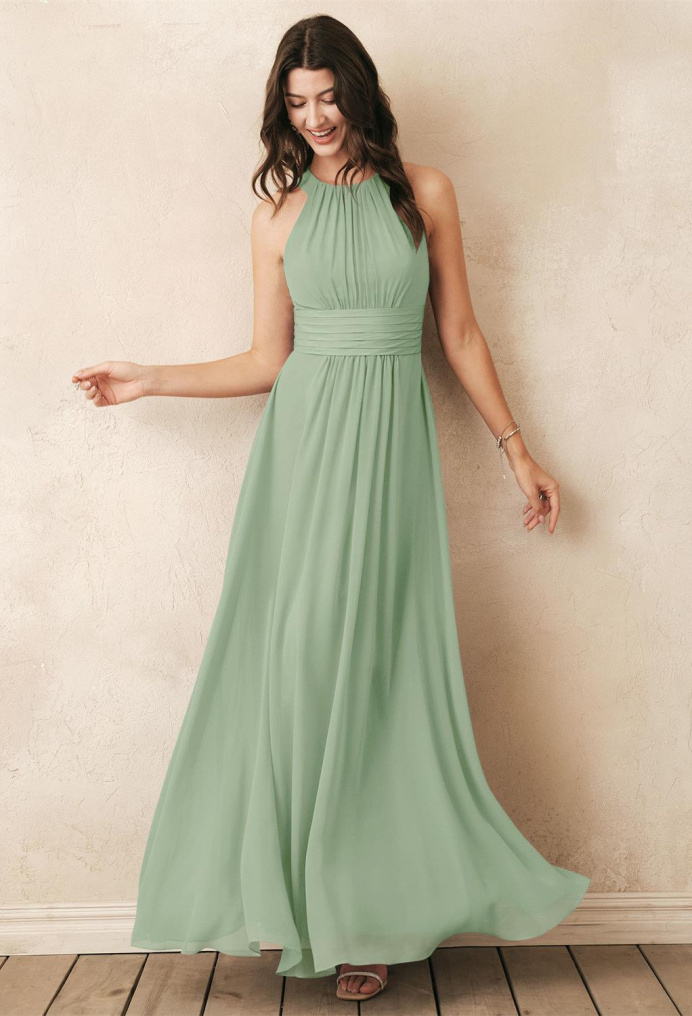 AW Dorian Sage Green  Bridesmaid Dresses