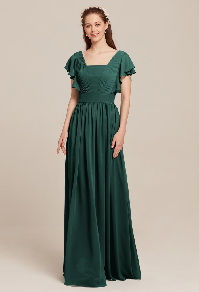 AW Julie Dark Emerald  Maternity Bridesmaid Dresses
