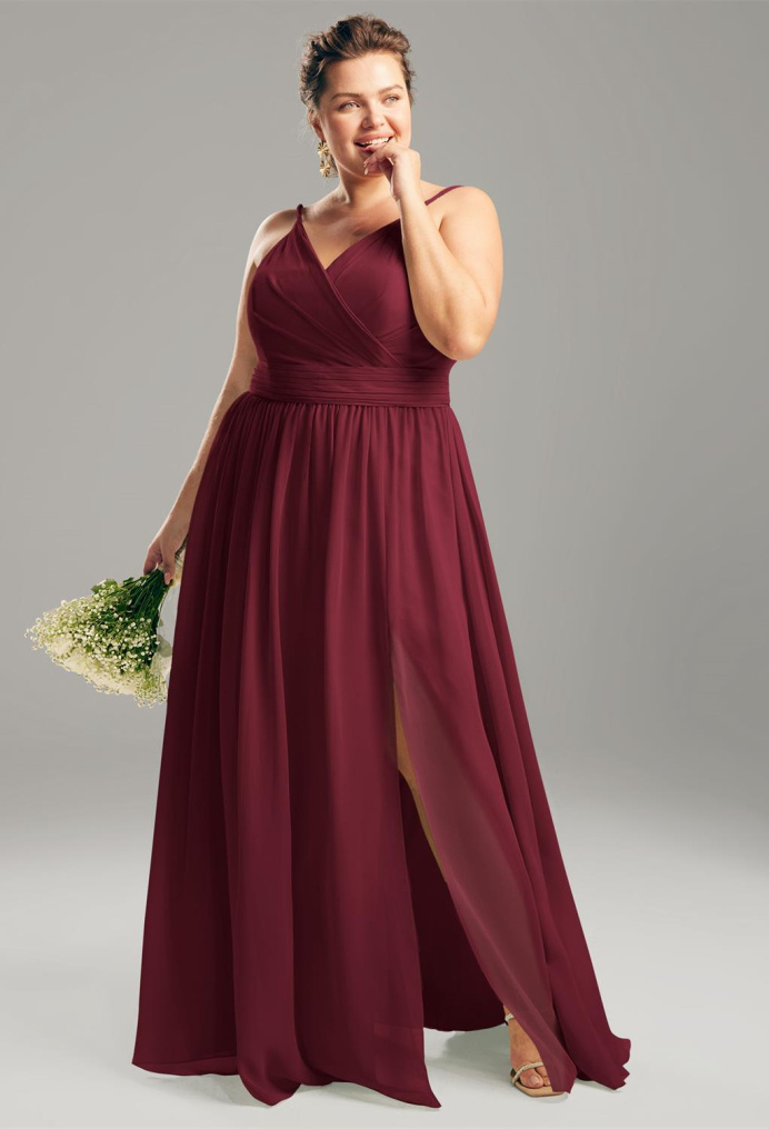 AW Joie Burgundy  Plus Size Dresses