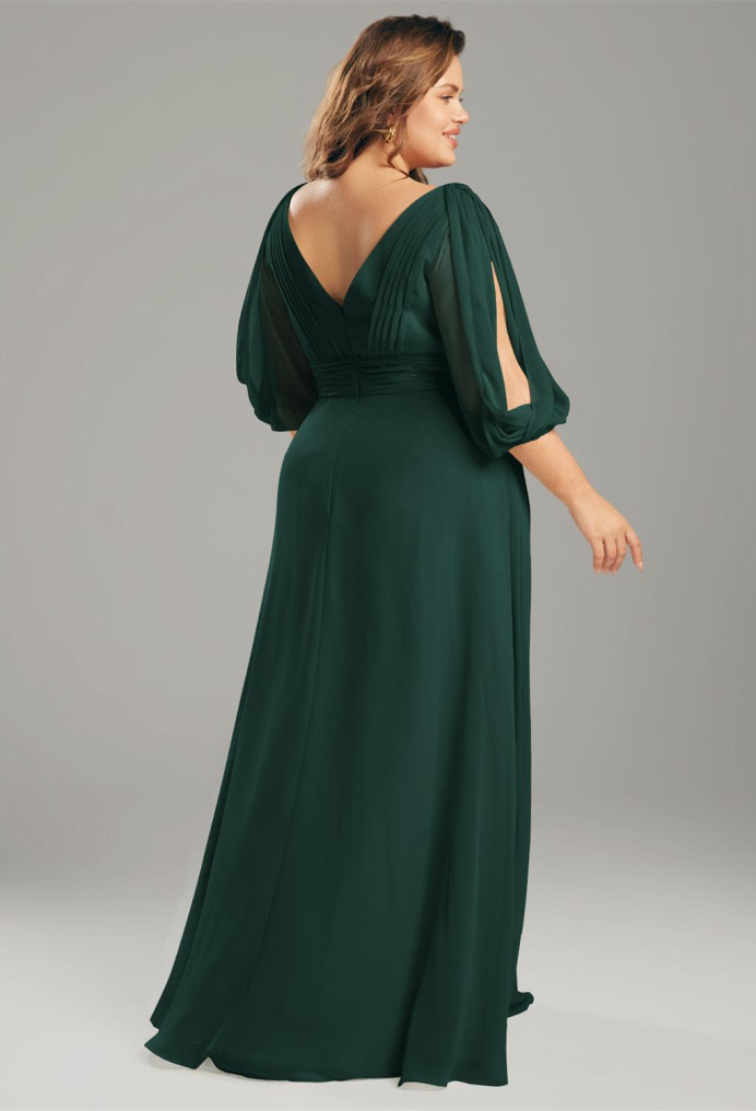 AW Polly Dark Emerald  Plus Size Dresses
