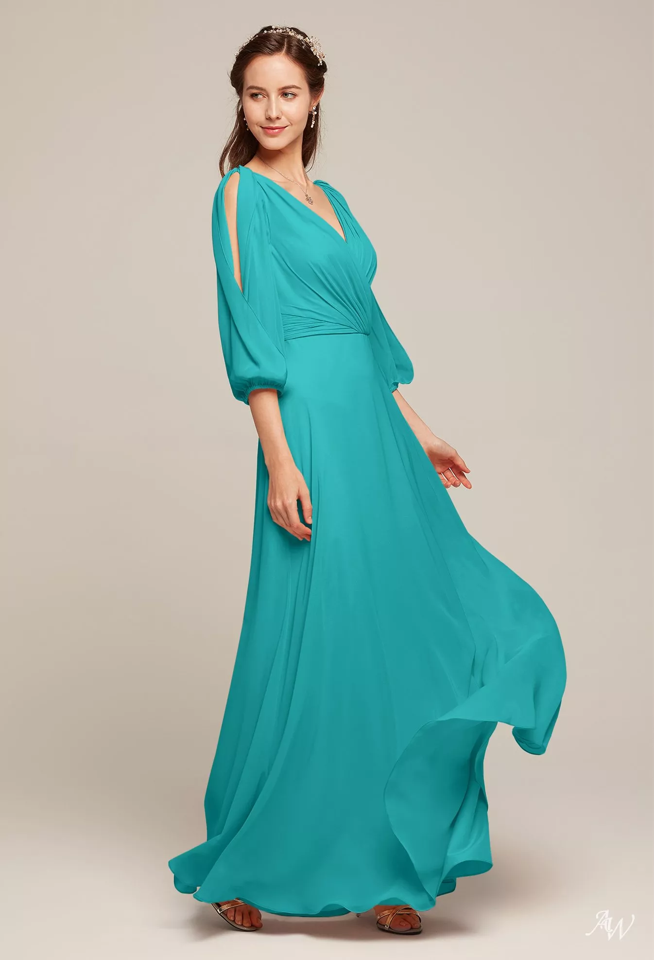 AW Polly Turquoise Bridesmaid Dresses | AW.Bridal UK