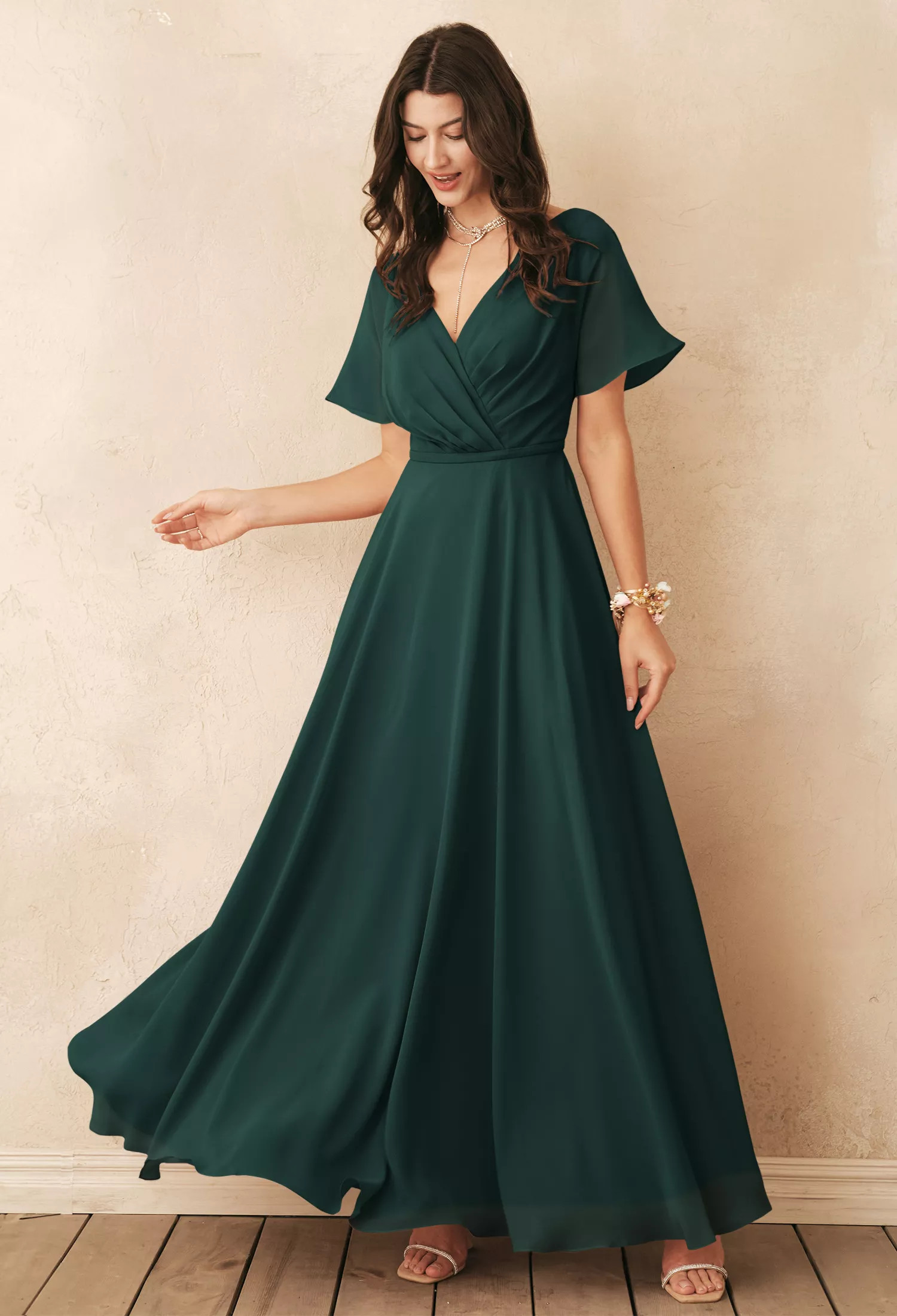 Button Back Maternity Bridesmaid Dresses | AW.Bridal UK