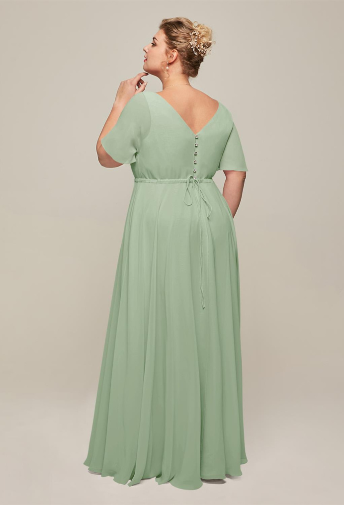 AW Ginny Sage Green  Plus Size Dresses