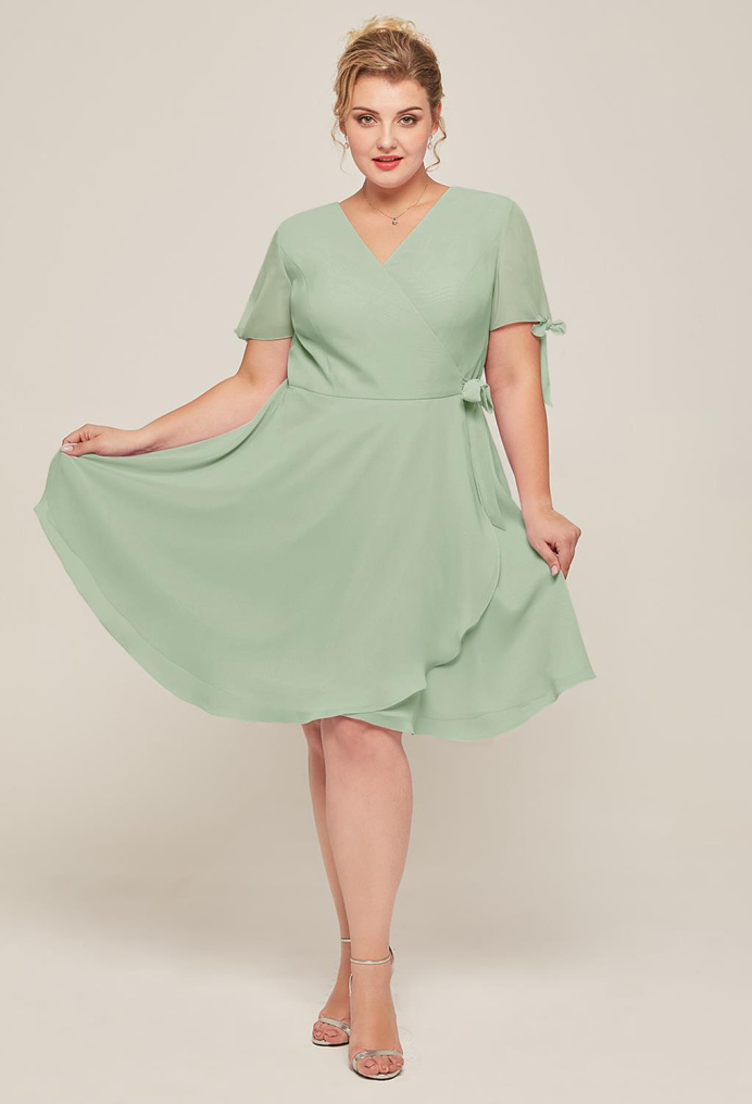 AW Carroll Sage Green  Plus Size Dresses