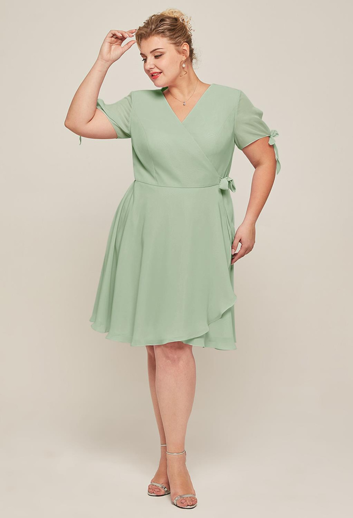 AW Carroll Sage Green  Plus Size Dresses