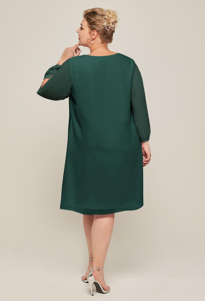AW Trista Dark Emerald  Plus Size Dresses