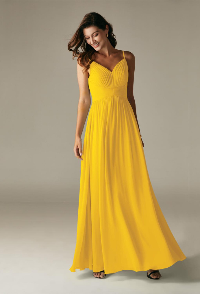 AW Comodo Mustard Yellow  Maternity Bridesmaid Dresses