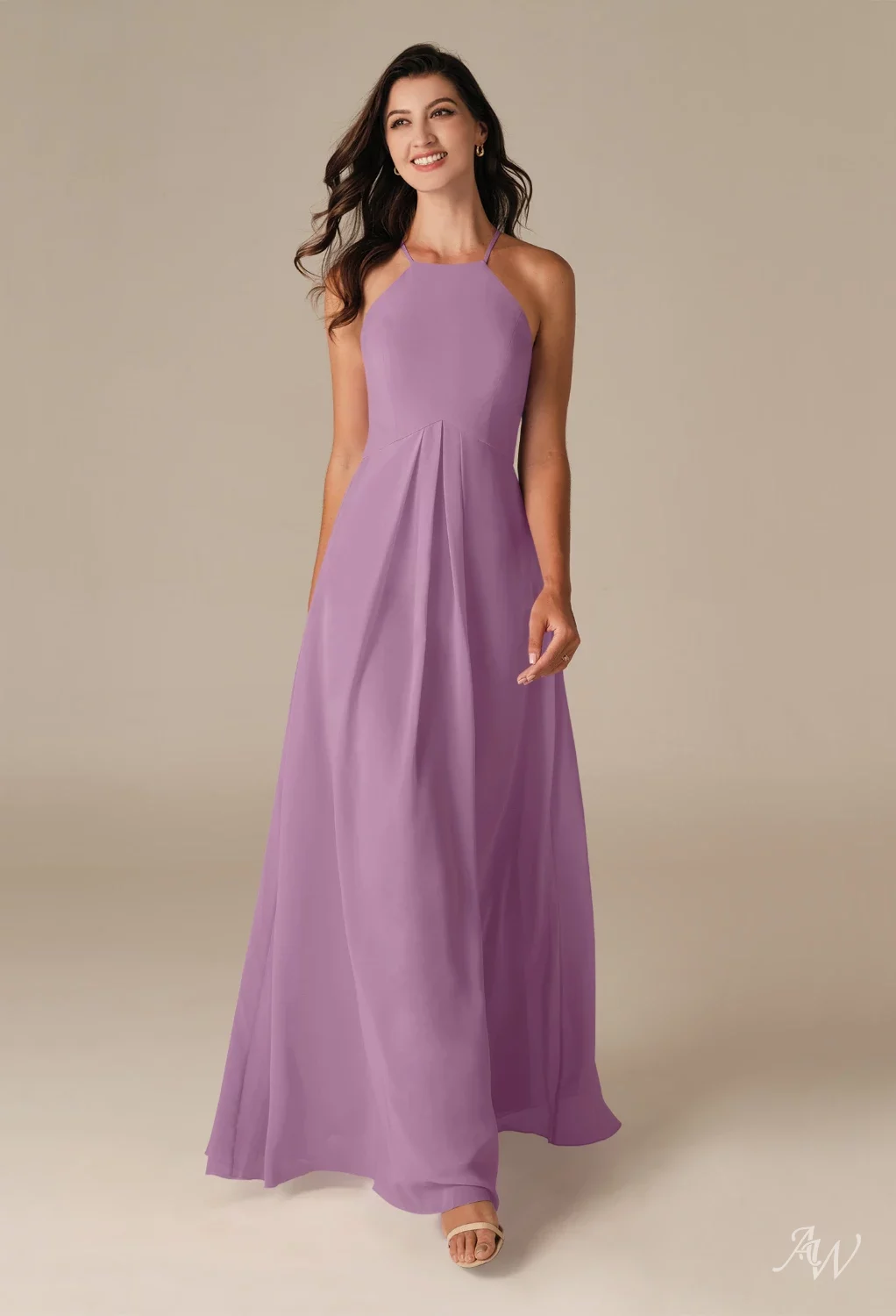 orchid bridesmaid dresses uk THTH Isla Bridesmaid Dress in Smoked Orchid – Luxe Occasion Wear main image 0