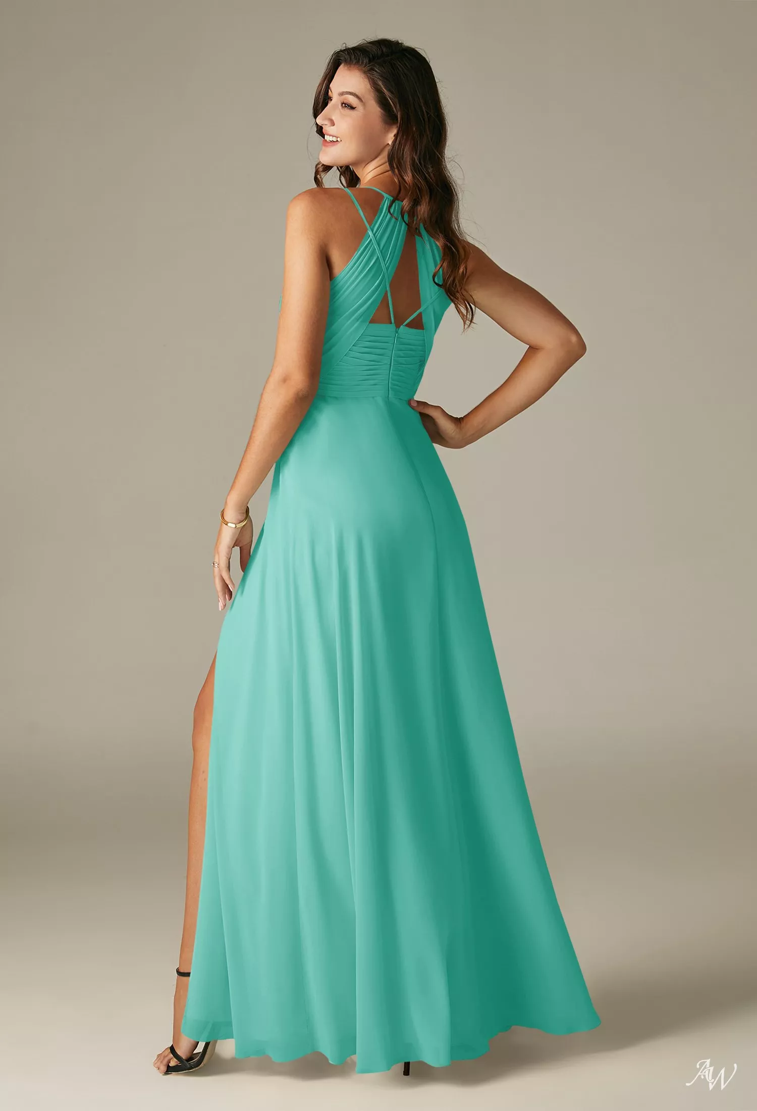 tiffany and co bridesmaid dresses Strapless Country Style Blue High Low Chiffon Bridesmaid Dresses