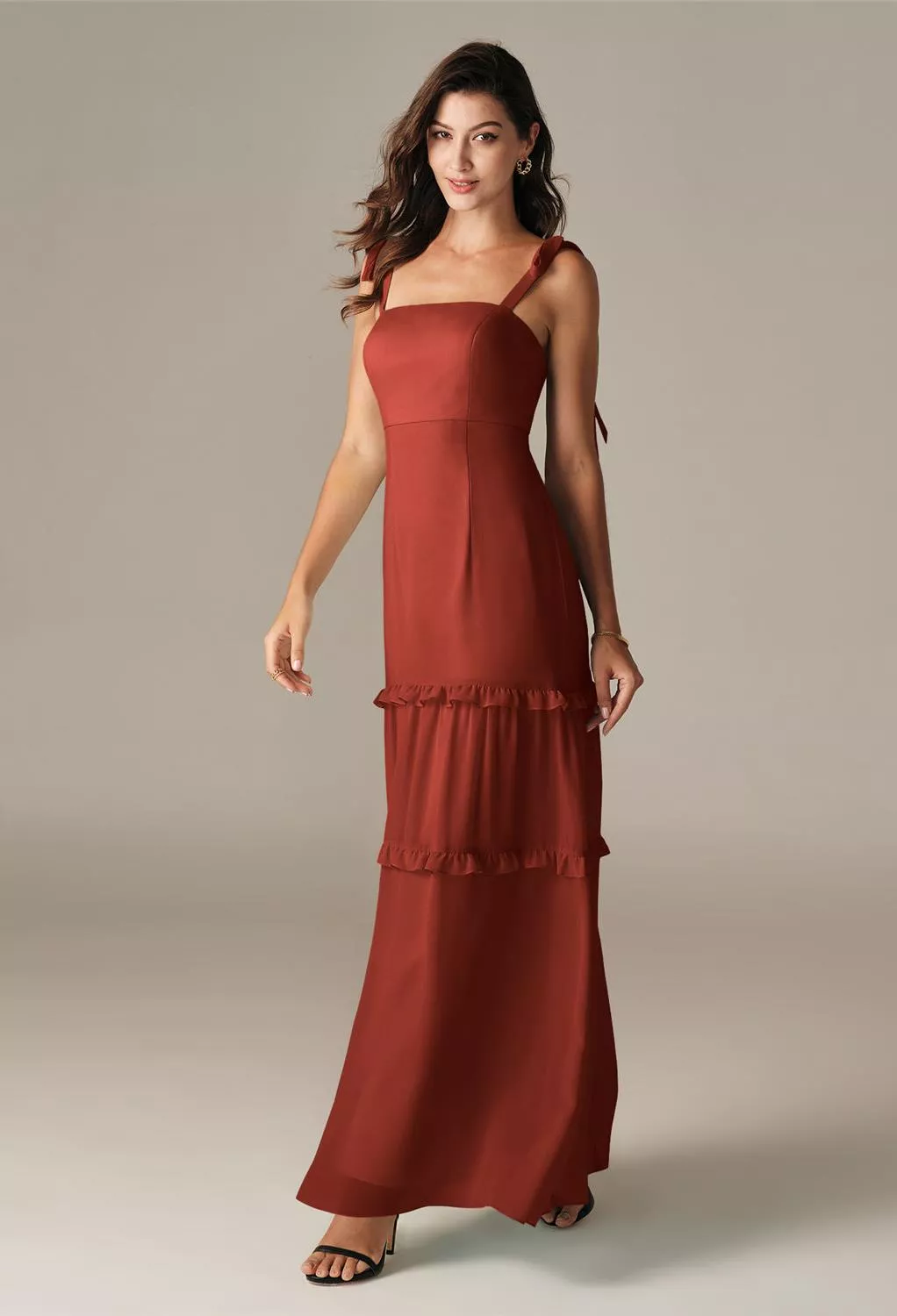 Rust Casual Wedding Guest Dresses | AW.Bridal UK