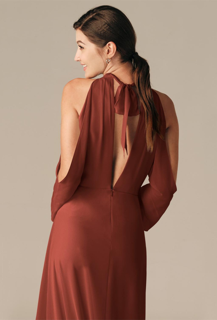 AW Conbrio Rust  Wedding Guest Dresses