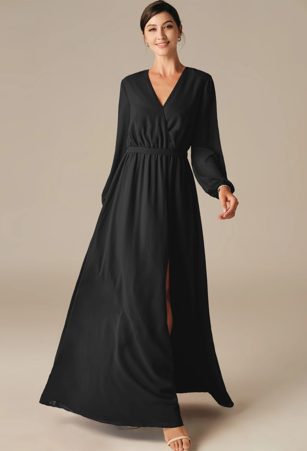 Long Sleeves Maternity Bridesmaid Dresses | AW.Bridal UK