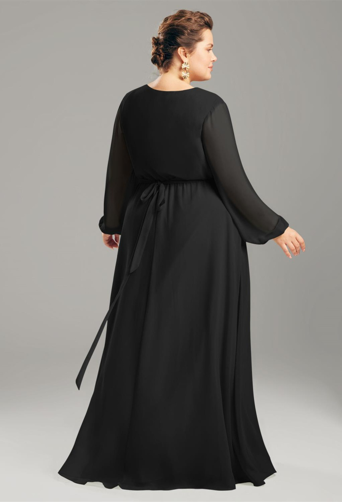 AW Adelle Black  Plus Size Dresses