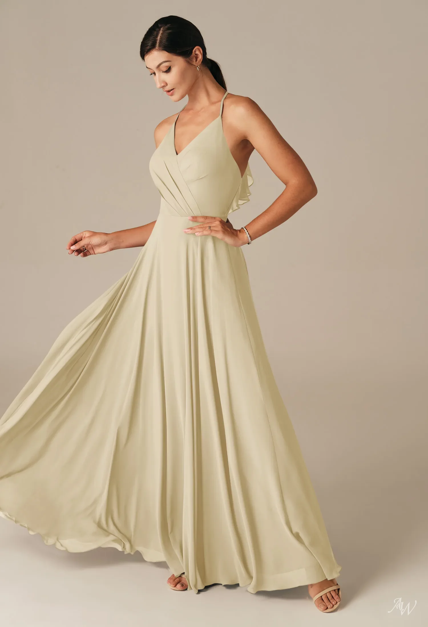 sachin and babi light blue dress Little Black Dress Champagne Gabrielle Maxi Dress main image 1