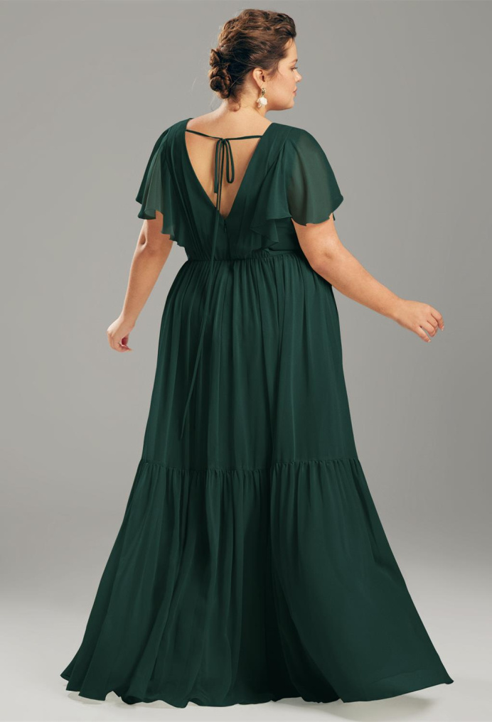 AW Lars Dark Emerald  Plus Size Dresses