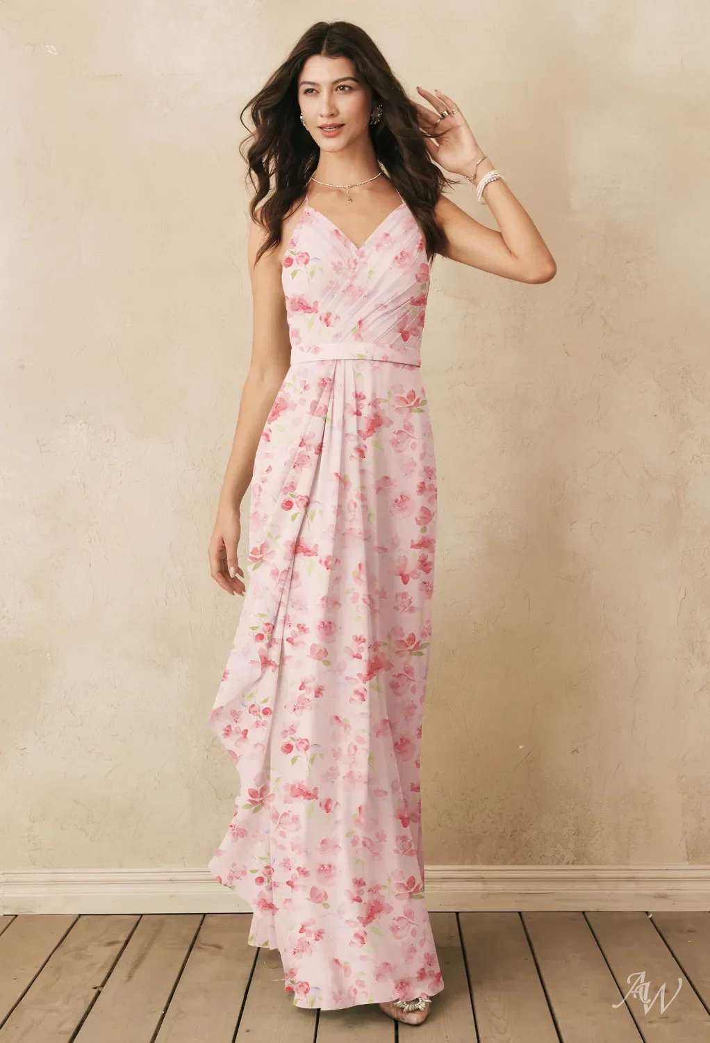 AW Lizzie Peach Blossom Breeze Bridesmaid Dresses | AW.Bridal UK