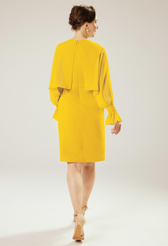 AW Paeony Mustard Yellow  Mother of the Bride Dresses