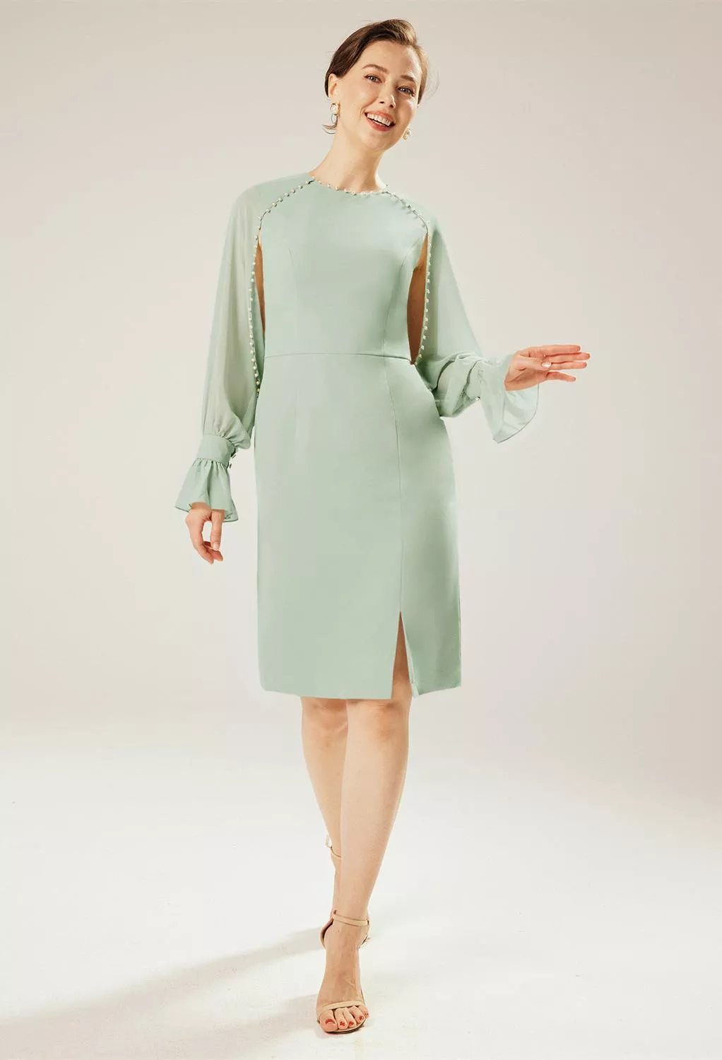 designer knit dress Vintage 1970s Does 1930s Knitwear Maxi Dress main image 1