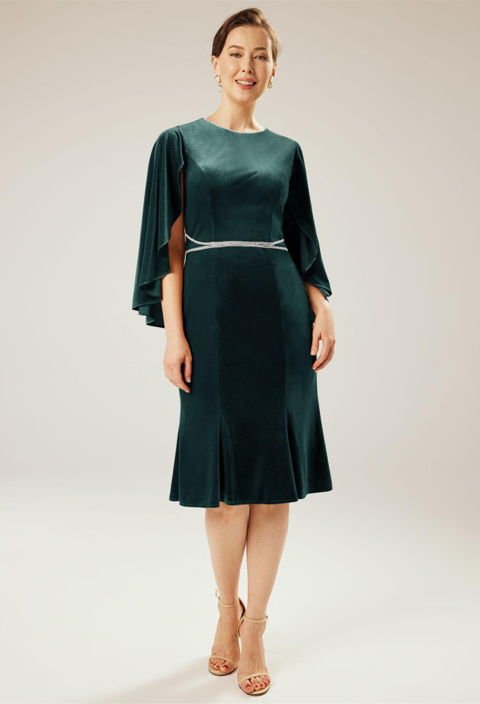 AW Madge Hunter Green  Mother of the Bride Dresses