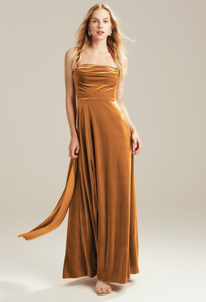 AW Lally Burnished Gold  Plus Size Dresses