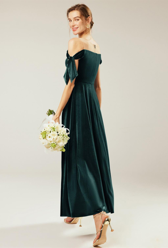 AW Taiga Hunter Green  Wedding Guest Dresses