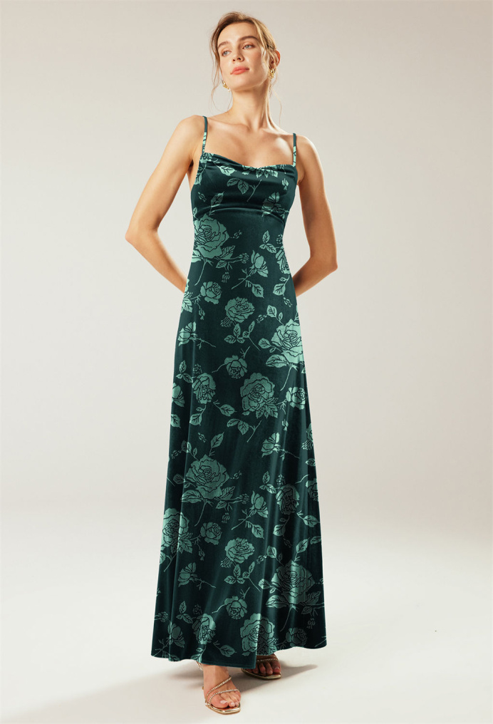 AW Tuanku Emerald Ethereal Rose  Bridesmaid Dresses