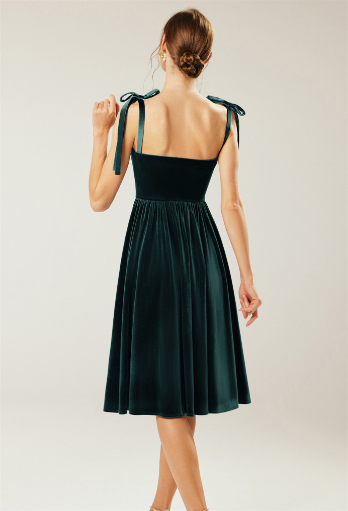 AW Woad Hunter Green  Floral Bridesmaid Dresses