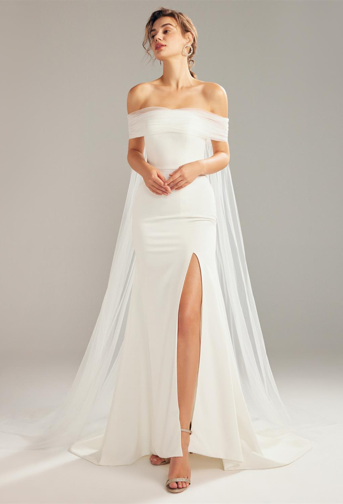 AW Mariah Wedding Dress & Wrap