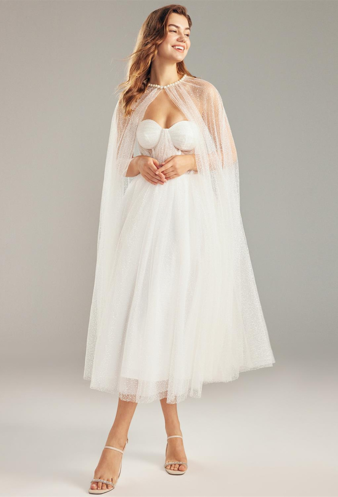 AW Nena Wedding Dress & Wrap