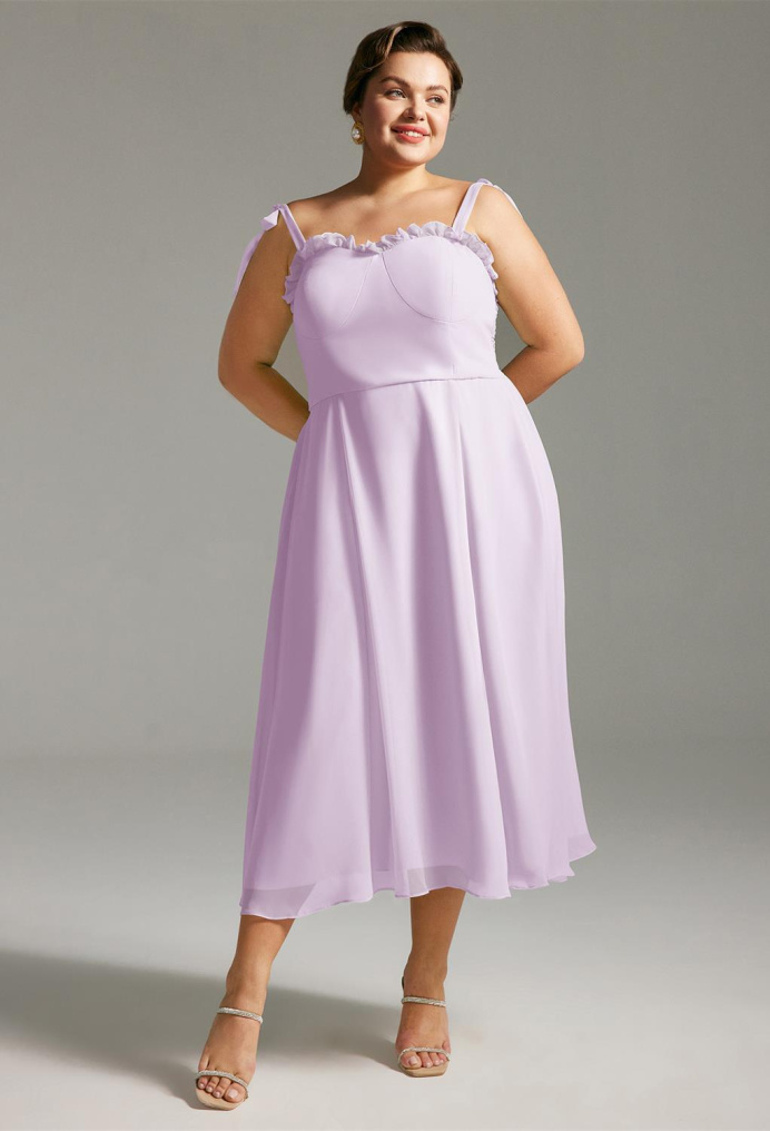 AW Alexia Lilac  Plus Size Dresses