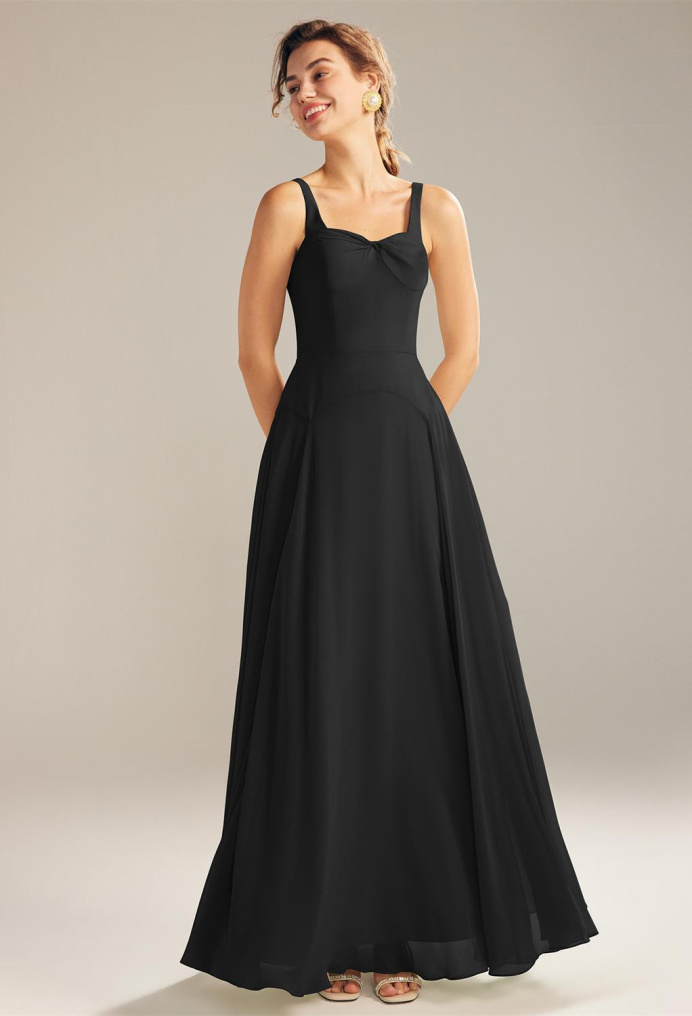 AW Adalyn Black  Wedding Guest Dresses