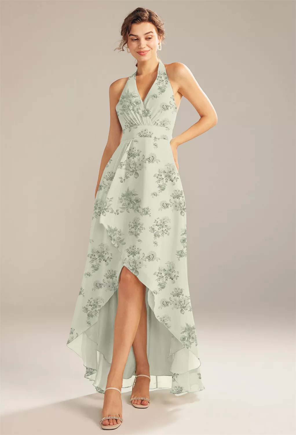 Pistachio Green Penoy Country Wedding Guest Dresses Page 2 | AW.Bridal UK