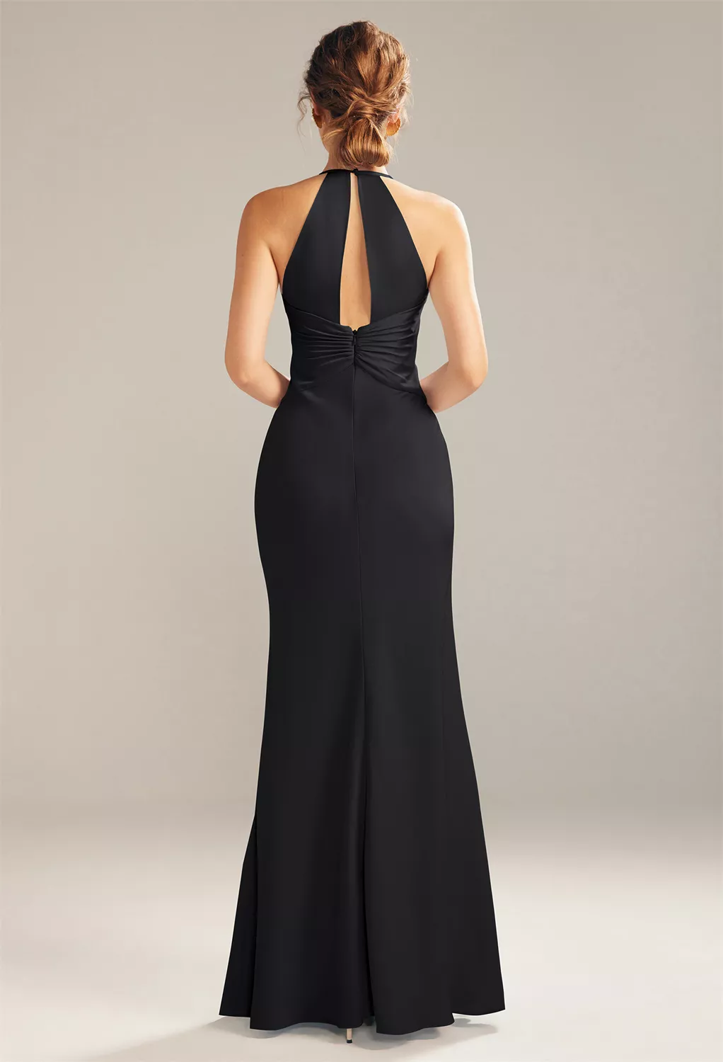 Black Metallic, Black Satin Bridesmaid Dresses | AW.Bridal UK