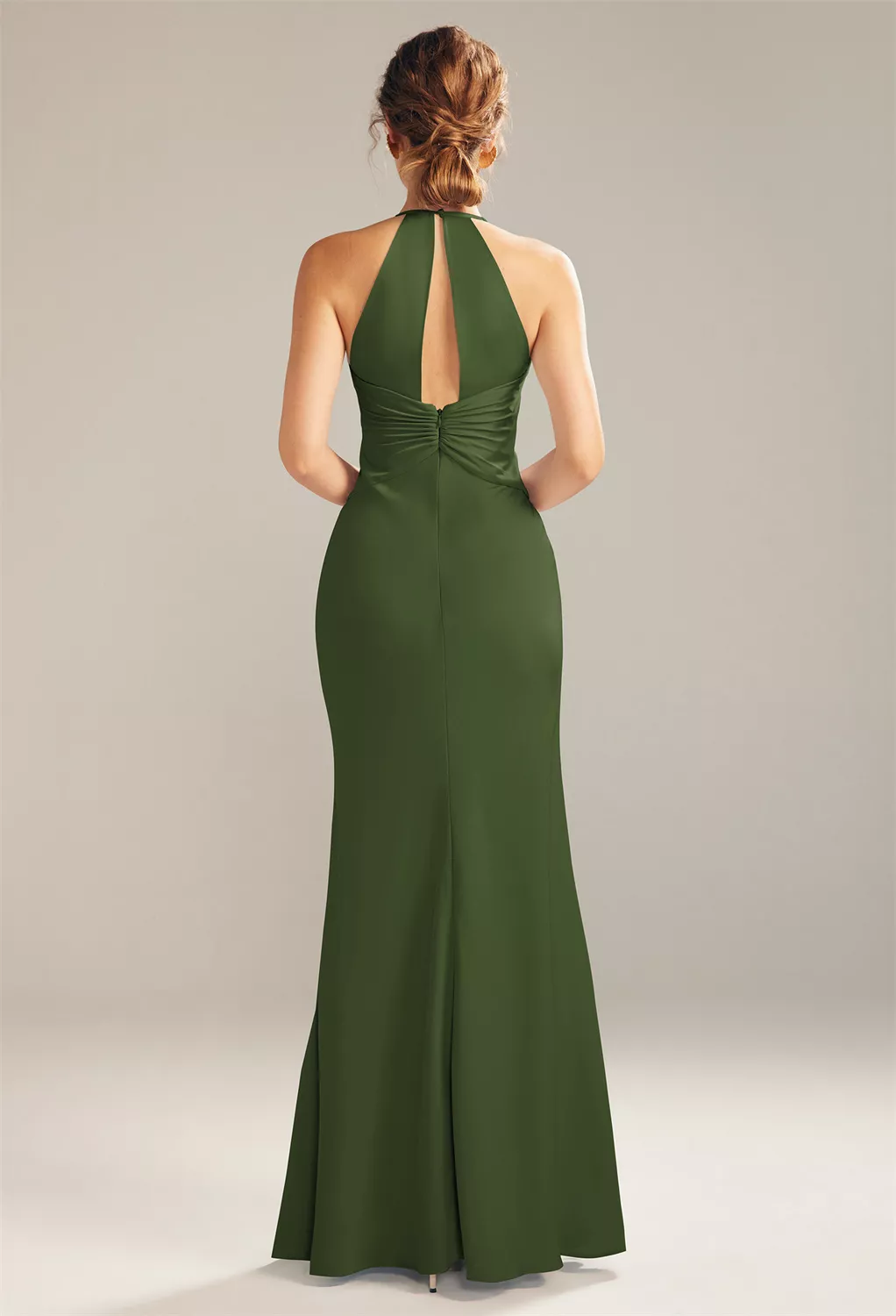 green emerald velvet dress Wrap Dress (olive green) Cruise, Formal, Black-Tie, Ball, Prom, Weddin –  Redcarpetdresses.co.uk