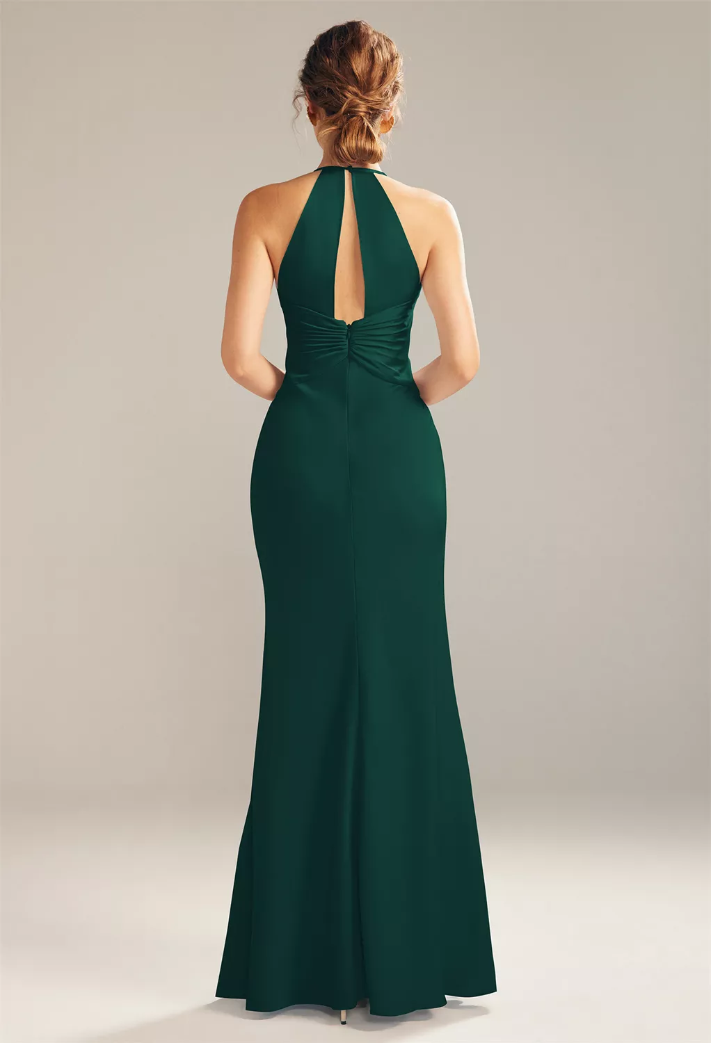 green wedding dresses uk Gothic Emerald Green Tulle Wedding Dress with Layered Ruffle Neckline –  WonderlandByLilian