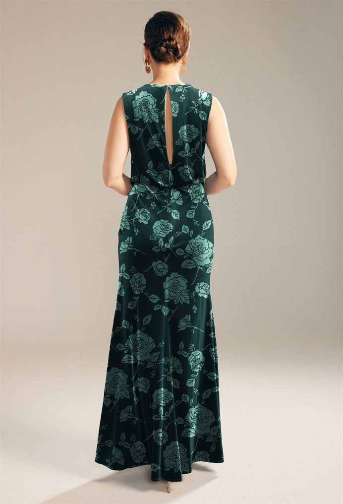 AW Eulalia Emerald Ethereal Rose  Mother of the Bride Dresses