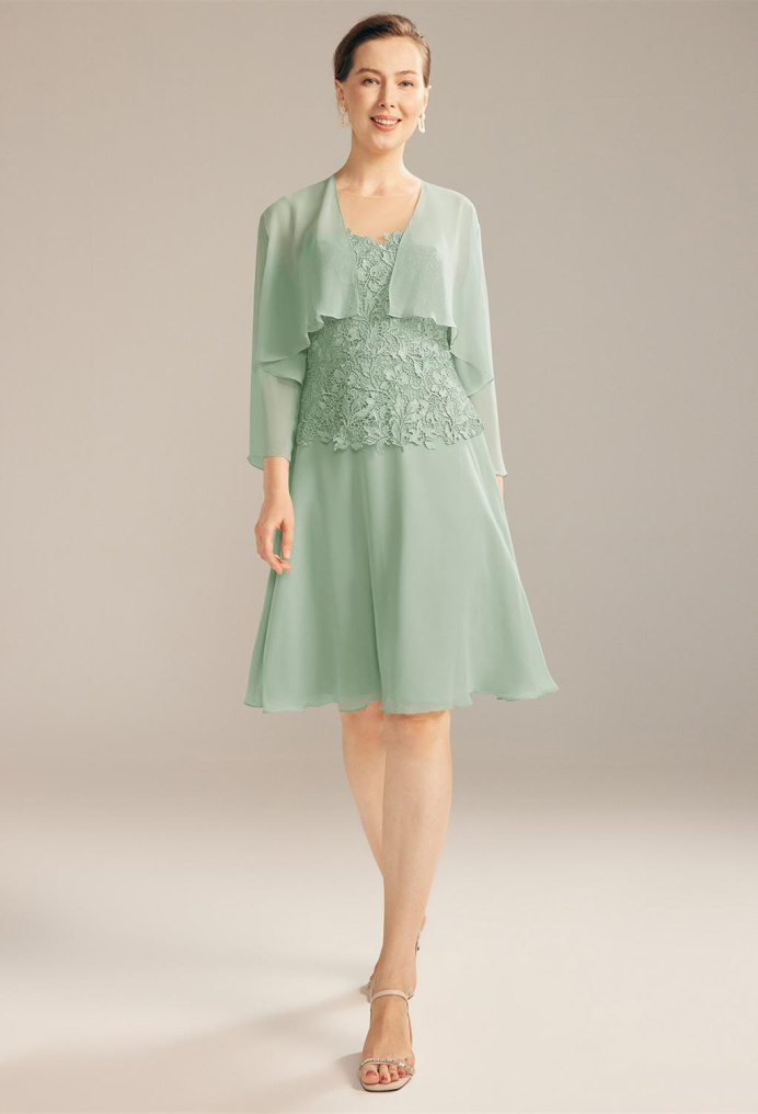 AW Matana Sage Green  Mother of the Bride Dresses