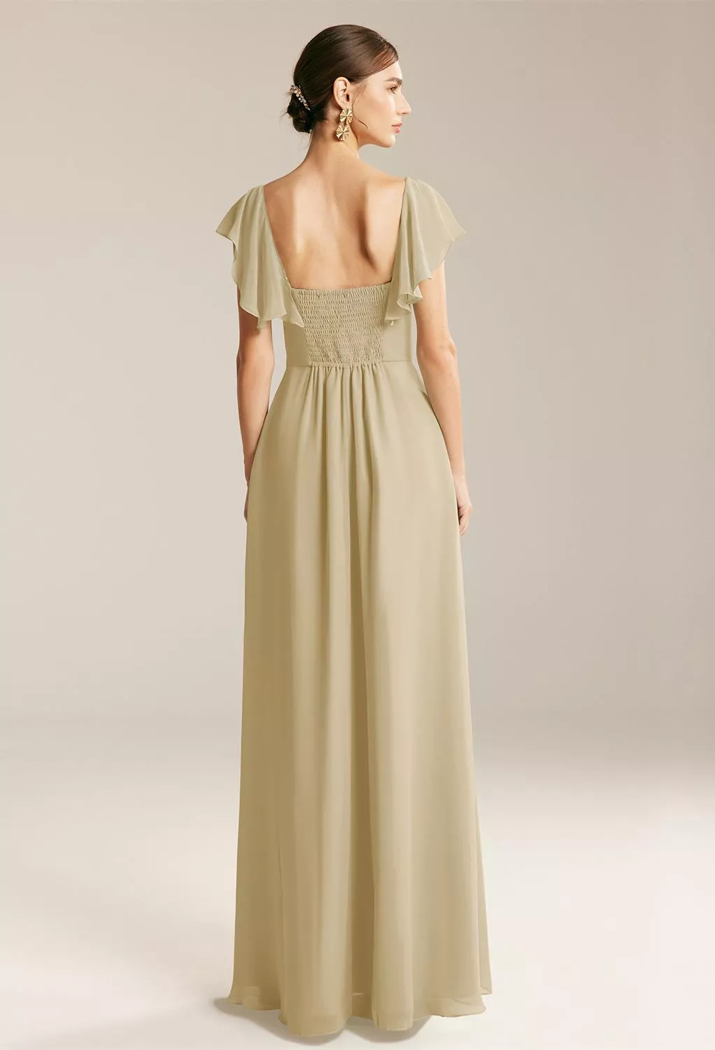 champagne maternity bridesmaid dress Champagne Coast Maternity Strappy Cowl Satin Bridesmaid Maxi Dress