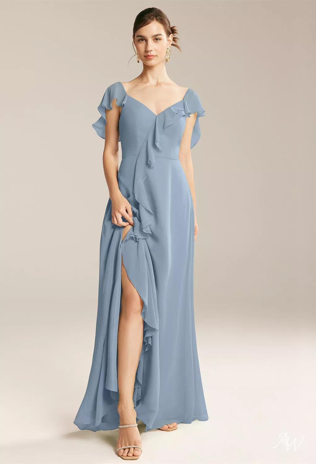 morning grey bridesmaid dresses Made in USA Silver grey Infinity Dress Bridesmaid Multiway Convertible Dress Made in USA +36 Colors