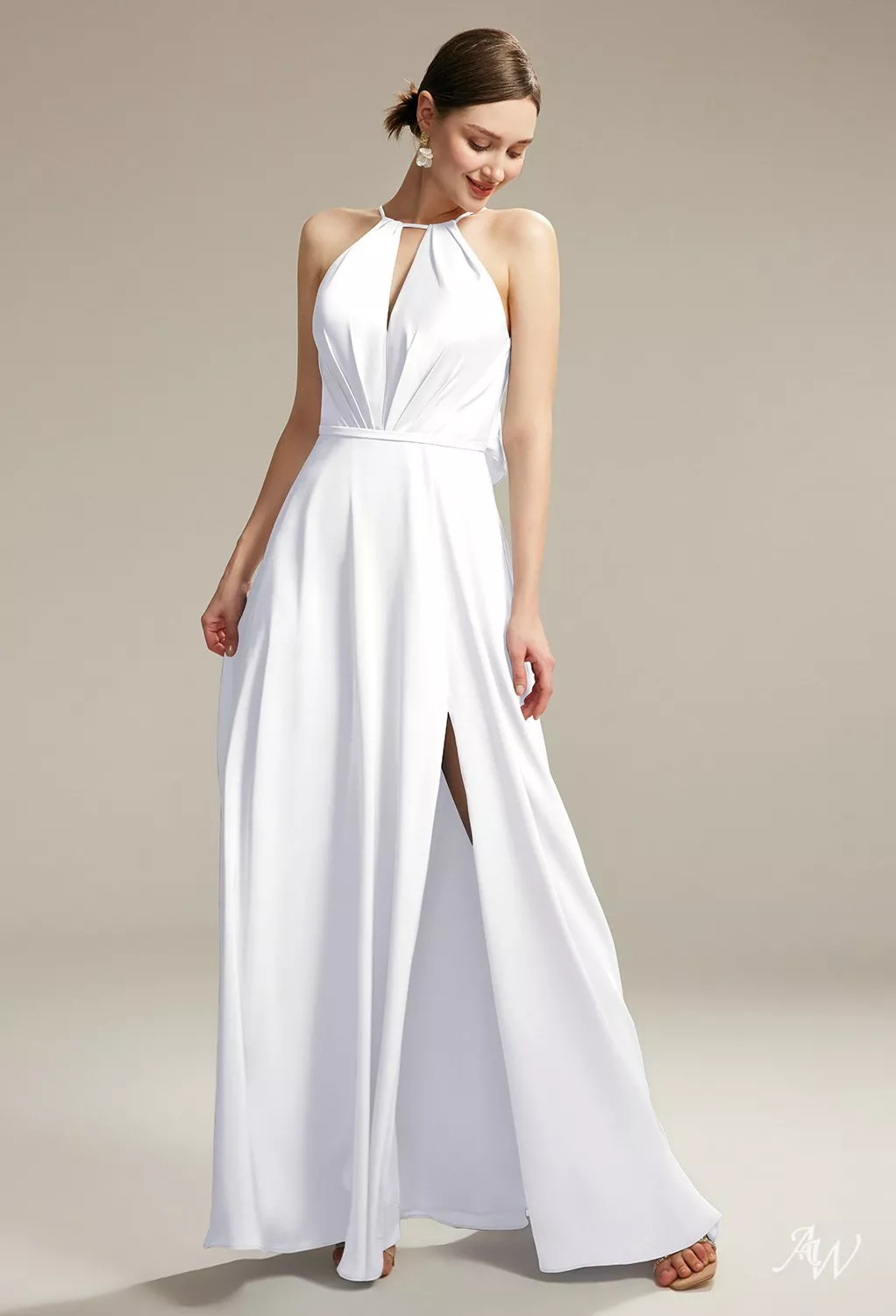 sachin and babi light blue dress White Evening Dresses