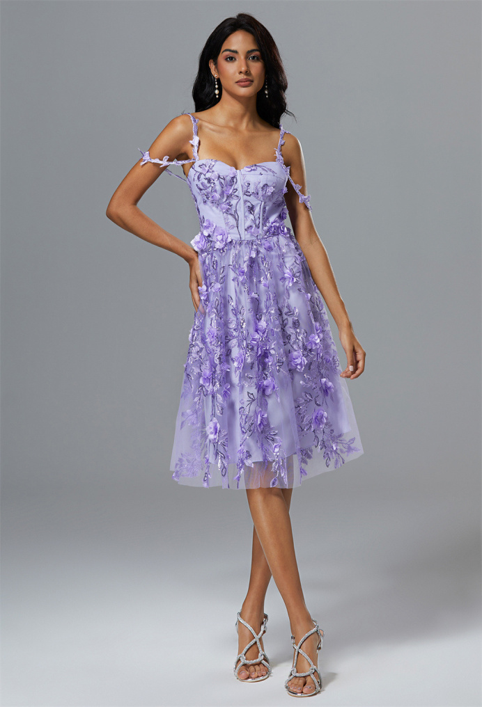 AW Peipah Lilac  Floral Dresses