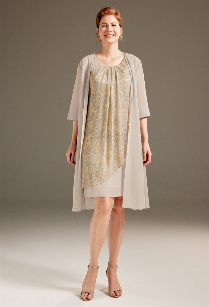 AW Fuocoso Champagne  Mother of the Bride Dresses