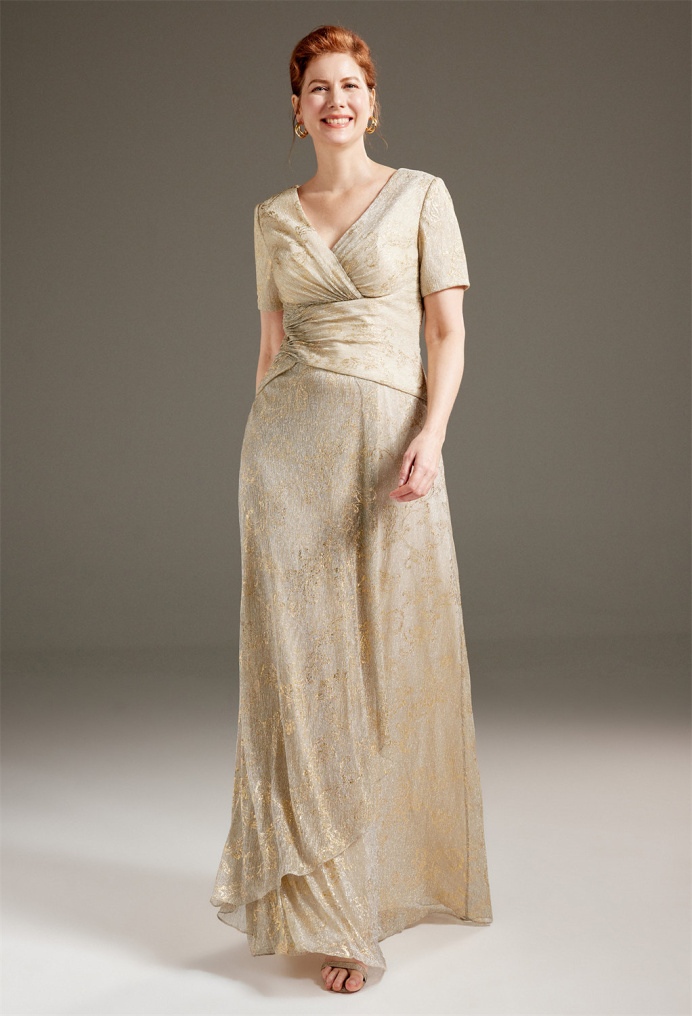 AW Genevieve Champagne  Mother of the Bride Dresses