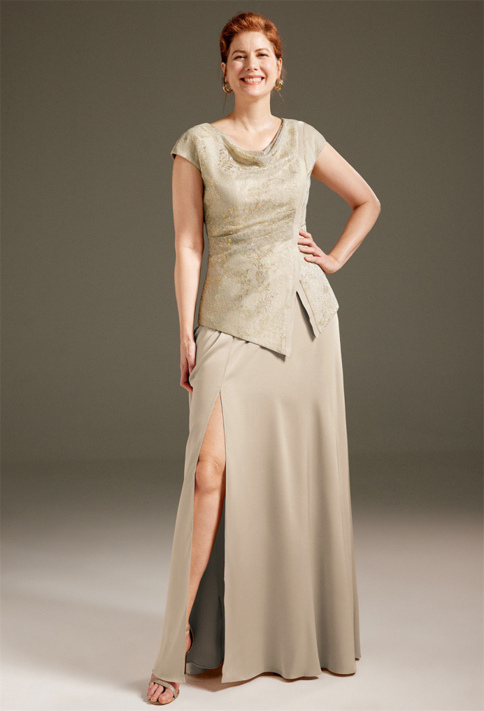 AW Gittel Champagne  Mother of the Bride Dresses