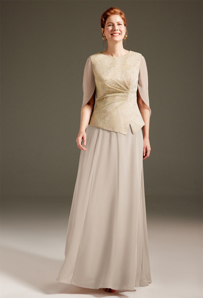 AW Nathalie Champagne  Mother of the Bride Dresses