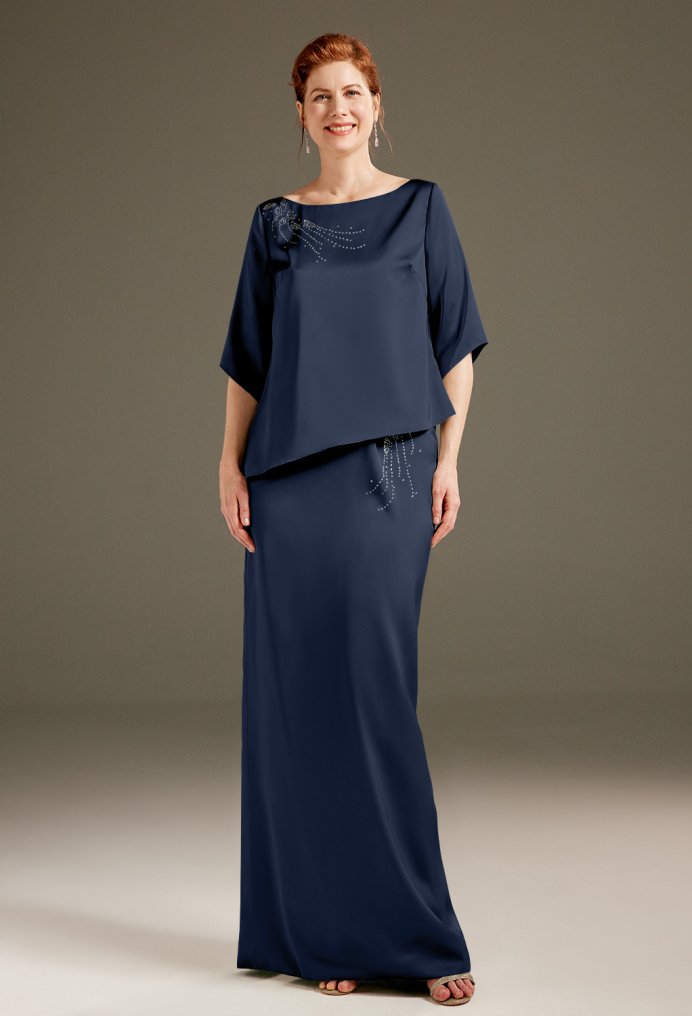 AW Meachel Dark Navy  Mother of the Bride Dresses