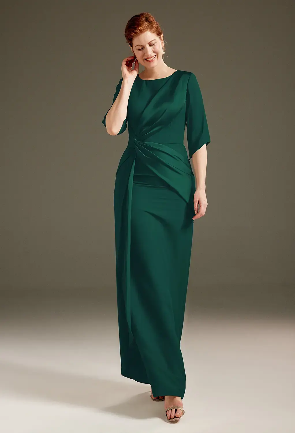slim fit dress slacks Mint Green Mother Of The Bride Dresses A Line Lace Top Tea Length Chif main image 1