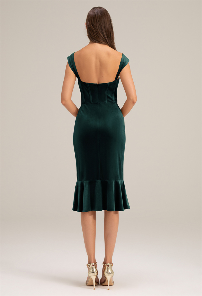 AW Olivette Hunter Green  Wedding Guest Dresses